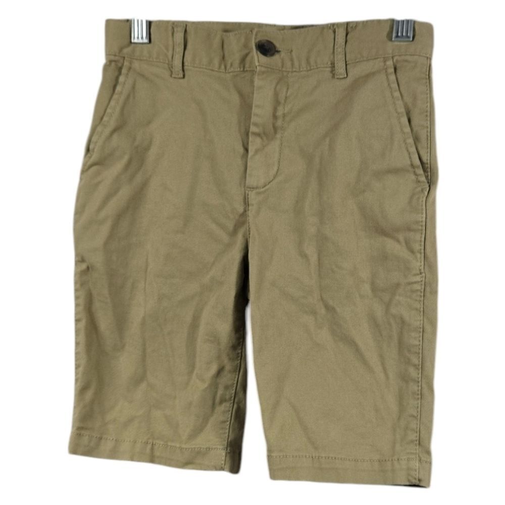 Children's Place Khaki Uniform Shorts Boys 8 Adjustable Waist Chino School wear